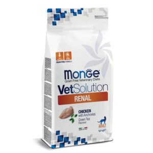 אוכל רפואי מונג וטסולושן רנל לחתול Monge VetSolution Renal אריזת 1.5 ק"ג
