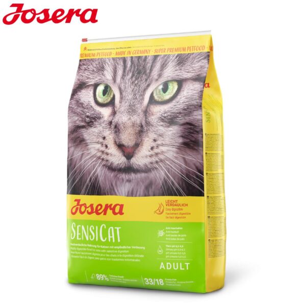 שק מזון של 10 ק"ג לחתולים, ג'וסרה סנסיקט