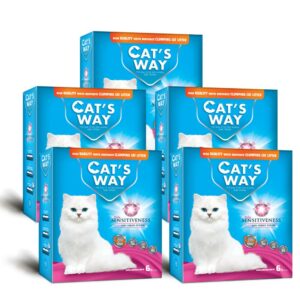 5 קרטונים של חולות לחתולים במבצע, Cats Way
