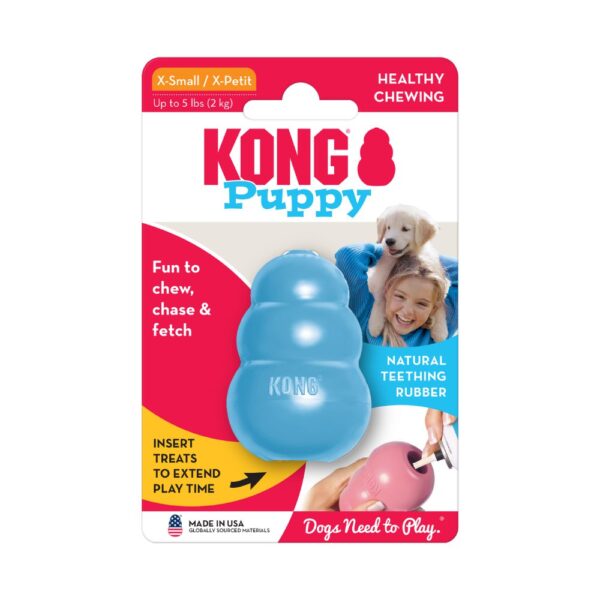 אריזת צעצוע לעיסה לגורי כלבים של חברת קונג