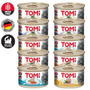 10 פחיות 85 גרם מזון רטוב פטה לחתולים של טומי