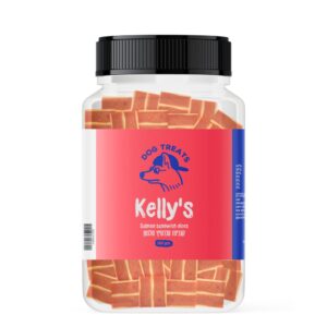 צנצנת 400 גרם חטיף סלמון לכלב - kelly's