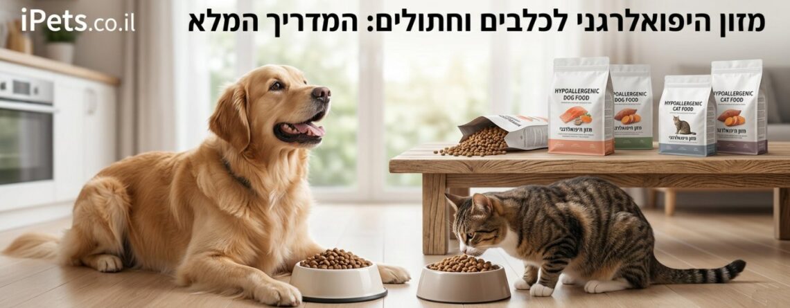 מזון היפואלרגני לכלבים וחתולים - מידע ופרטים